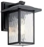 Kichler Cappanna Au&szlig;enwandleuchte Schwarz KL-CAPPANNA-S-BKT