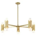 Elstead Lighting Marvele Kronleuchter Messing MARVELE10-AB-OPAL