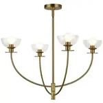 Alora Mood Sylvia Kronleuchter Goldfarben ALM-SYLVIA4-BG-CL
