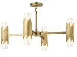Elstead Lighting Marvele Kronleuchter Messing MARVELE8-AB-OPAL