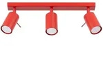 Sollux SL.2191 Deckenleuchte RING 3L rot