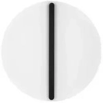 Nova Luce 9580682 NALU Wandleuchte Schwarz & Wei&szlig;