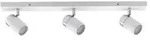 Deckenstrahler Zyli IP44 GU10 230V max. 3x10W dimmbar Wei&szlig; Chrom