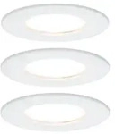 LED Einbauleuchte Nova Plus Coin Basisset starr IP44 rund 78mm Coin 3x6W 3x470lm 230V