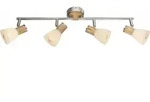 Globo 54352-4 Gylfi Strahler Metall Nickel Matt, 4X E14