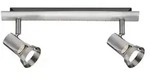 Wand-/Deckenleuchte Teja GU10 230V max. 2x10W dimmbar Nickel satiniert