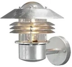 Wandleuchte Modena Galvanisiert, klares Glas