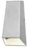 Wandleuchte Imola Aluminium, silbergrau, HighPower LED