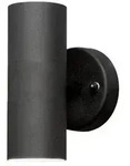 Halogenspot Modena matt schwarz, klares Glas
