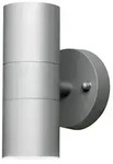 Halogenspot Modena grau, klares Glas