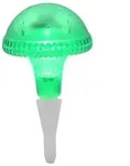 LED Solarleuchte Pilz grun, Kunststoff