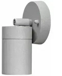 Halogenspot Modena grau, klares Glas