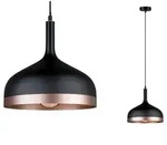 Neordic Pendelleuchte Embla E27 max. 20W Schwarz Kupfer matt dimmbar Metall