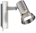 Wand-/Deckenleuchte Teja GU10 230V max. 10W dimmbar Nickel satiniert