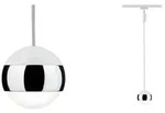 URail LED Pendel Capsule II 439lm 6,3W 2700K dimmbar 230V Wei&szlig; Chrom