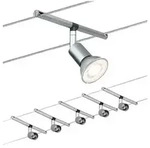 Seilsystem Spice SaltLED Basisset GU5,3 max. 5x10W dimmbar 230/12V Chrom matt