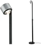 LED Stehleuchte Aldan 2700K 827lm / 473lm 8,5 / 1x7W Schwarz Alu geb&uuml;rstet