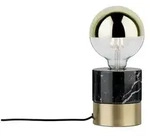 Neordic Tischleuchte Vala E27 max. 20W Messing geb&uuml;rstet Marmor Metall Marmor