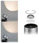 LED Tischleuchte Aldan 2700K 200lm 3,5W Schwarz Alu geb&uuml;rstet