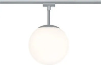 URail Schienenspot Globe Einzelspot E14 max. 10W dimmbar 230V Chrom matt Opal