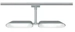 URail LED Schienenspot Dipper Einzelspot 2x650lm 2x8W 2700K dimmbar 230V Chrom matt