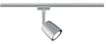 URail Schienenspot Cover Einzelspot GU10 max. 10W dimmbar 230V Chrom matt Chrom