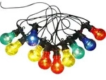 Globo 3400S Nirvana Led Lichterkette Kunststoff Schwarz, 10X Led