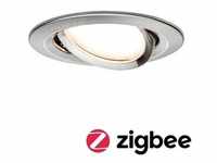 LED Einbauleuchte Smart Home Zigbee Nova Plus Coin schwenkbar rund 84mm 50°...