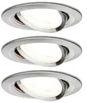 LED Einbauleuchte 3-Step-Dim Nova Basisset schwenkbar rund 84mm 50&deg; GU10 3x6,5W
