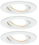 LED Einbauleuchte Nova Plus Coin Basisset schwenkbar IP65 rund 93mm 30&deg; Coin 3x6W
