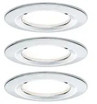 LED Einbauleuchte Nova Coin Basisset starr IP44 rund 78mm Coin 3x6W 3x470lm 230V