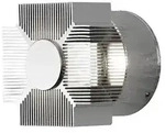 Monza Wandleuchte HighPowerLED, silbergrau
