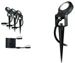 Plug & Shine LED Gartenstrahler Sting Erweiterungsset IP67 3000K 3x6W Anthrazit