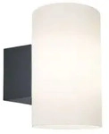 Au&szlig;enwandleuchte Tube IP54 rund 120x175mm max. 15W 230V Anthrazit Kunststoff