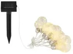 Solarleuchte Kunststoff Silbergrau, 10Xled Solarleuchte Kunststoff, 10X Led