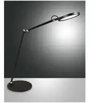 Fabas Luce Regina Tischleuchte LED 1x10W Metall- und Methacrylat Schwarz