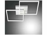Fabas Luce Bard Deckenleuchte LED 1x52W Metall- und Methacrylat Weiss