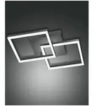Fabas Luce Bard Wandleuchte LED 1x39W Metall- und Methacrylat Anthrazit