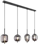 Blacky H&auml;ngeleuchte Metall Schwarz, 4X E14