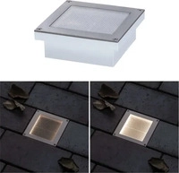 Solar LED Bodeneinbauleuchte Aron Bewegungsmelder IP67 3000K 12lm Wei&szlig;