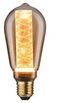 Inner Glow Edition LED Kolben Innenkolben Spiralmuster E27 230V 230lm 4W 1800K Gold