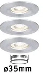 LED Einbauleuchte Nova Mini Coin Basisset starr IP44 rund 65mm Coin 3x4W 3x310lm 230V