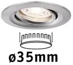 LED Einbauleuchte Nova Mini Coin Einzelleuchte schwenkbar rund 66mm 15&deg; Coin 4W