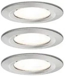 LED Einbauleuchte 3-Step-Dim Nova Basisset starr IP44 rund 78mm GU10 3x6,5W 3x460lm
