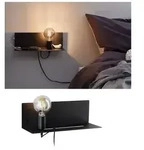 Wandleuchte Devara E27 230V max. 40W dimmbar Schwarz
