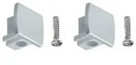 URail Verbinder 2er-Pack Endkappe Endkappe 2er Pack 13x21mm Chrom matt