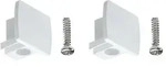 URail Verbinder 2er-Pack Endkappe Endkappe 2er Pack 13x21mm Wei&szlig;