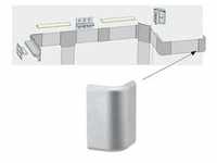 LED Strip Profil Duo Verbinder End Cap 2er Pack Alu matt
