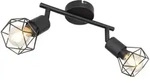 Globo 54802S-2 Xara I Strahler Metall Schwarz, 2X E14