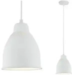 Neordic Pendelleuchte Hilla E27 max. 40W Wei&szlig; dimmbar Metall
